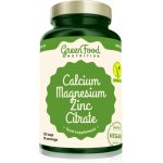 GreenFood Nutrition Calcium Magnesium Zinc Citrate 120 kapslí – Zboží Mobilmania