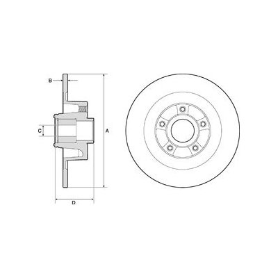 Brzdový kotouč DELPHI BG9135RS – Hledejceny.cz