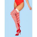 Vánoční punčochy Kissmas stockings - Obsessive červená – Zboží Mobilmania