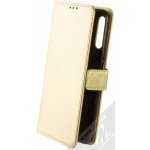 Pouzdro 1Mcz Horizon-3H Strap Book flipové Huawei P Smart Pro, Honor 9X Pro zlaté – Zboží Mobilmania