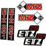 Sada samolepek ETZ 251