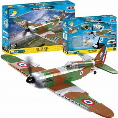 COBI 5720 World War II Francouzský stíhací letoun Dewoitine D.520 – Zboží Dáma