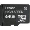 Paměťová karta Lexar microSDXC 64 GB Class 10 LSDMI64GABEUC10