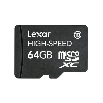 Lexar microSDXC 64 GB Class 10 LSDMI64GABEUC10 – Sleviste.cz