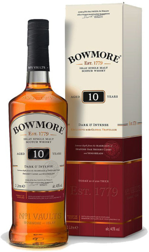 Bowmore 10y 40% 1 l (karton)
