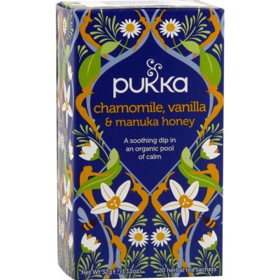 Pukka Čaj ayurvédský Chamomile Vanilla and Manuka Honey 20 ks – Zbozi.Blesk.cz