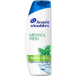Head Shoulders Menthol Fresh proti lupům – odstraňuje až 100 % lupů šampon 400 ml