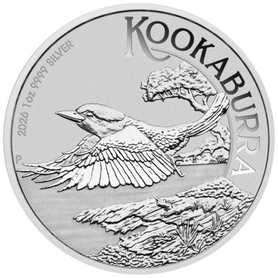 The Perth Mint Stříbrná mince Kookaburra 2026 Hlas divočiny 1 oz – Zboží Dáma
