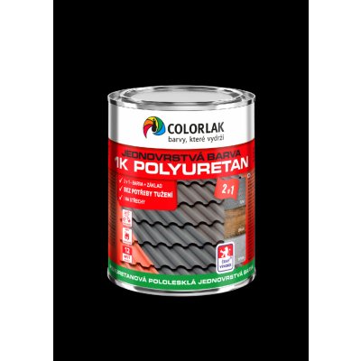 Colorlak 1K Polyuretan U2210 2,5 l šedá – Hledejceny.cz