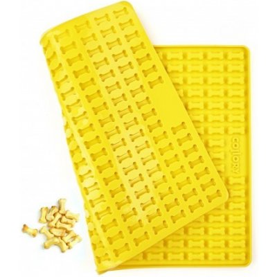 COLLORY silikon formička na pamlsky kostičky 2x1cm žlutá