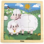 Viga puzzle ovečka 9 ks – Sleviste.cz