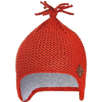 Little Angel DITA Čepice pletená na uši LA Outlast Terakota – Zboží Mobilmania