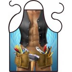 Divja Kuchyňská zástěra s potiskem Montér – Zboží Mobilmania