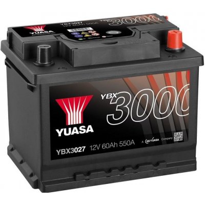 Yuasa YBX3000 12V 60Ah 550A YBX3027 – Hledejceny.cz