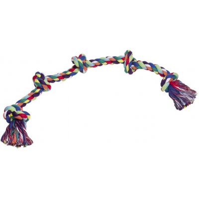 Nobby barevné lano s uzlíky váha 1000 g XXL – Zboží Mobilmania
