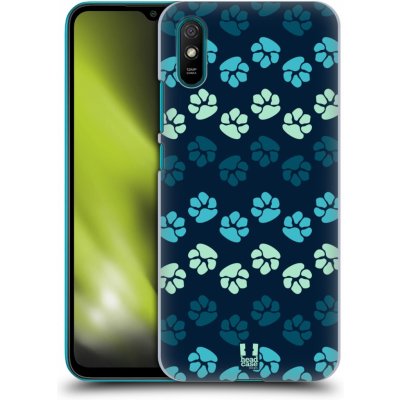 Pouzdro Head Case Xiaomi Redmi 9A / Xiaomi Redmi 9AT TLAPKY MODRÉ