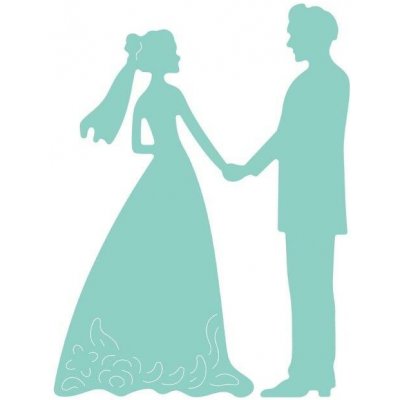 DP Craft vyřezávací šablona Svatební – Zboží Dáma