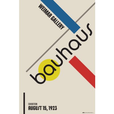 Plakát, Obraz - Bauhaus, (61 x 91.5 cm)
