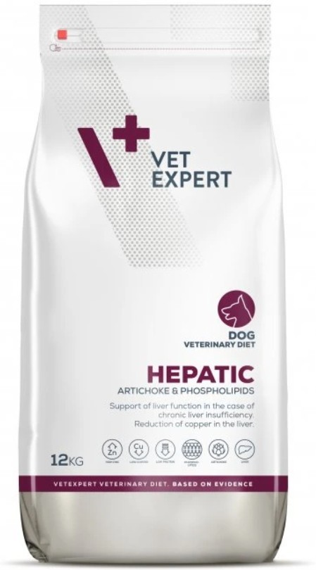 VetExpert Veterinary Diet 4T Hepatic Dog 12 kg