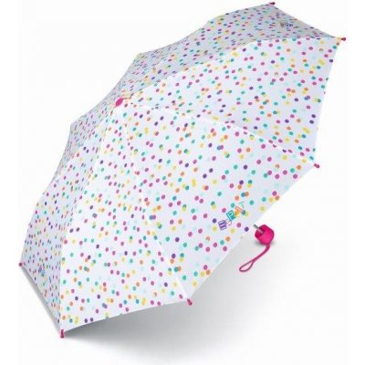 Esprit mini 50824 dívčí skládací deštník bílý s puntínky od 340 Kč -  Heureka.cz