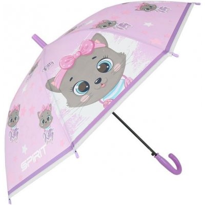 Kitty deštník dětský holový růžový – Zboží Mobilmania