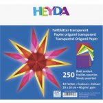 Origami 20x20 cm 40 g 10 transparentních barev – Zboží Mobilmania