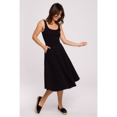 BeWear šaty B218 Black – Zboží Mobilmania