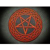 Nášivka - Nažehlovačka - Celtic Pentagram Red