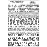 Woodland Scenics propisot číslice USA Gothic černé MG746 – Zboží Dáma