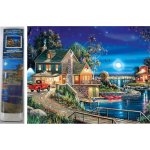 Norimpex Diamantové malování Dům u jezera 30 x 40 cm – Sleviste.cz