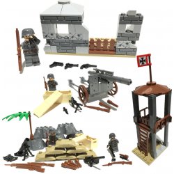 Figurky / Minifigurky WW2 vojáci 2. světová válka německá armáda kontrolní  stanoviště LEGO kompatibilní - Nejlepší Ceny.cz