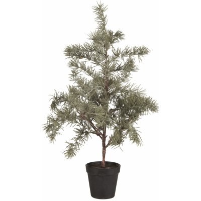 Ib Laursen Umělý stromek v květináči Cedar 60 cm zelená barva plast – Zbozi.Blesk.cz