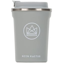 Kactus Neon termohrnek 0,38 l šedý