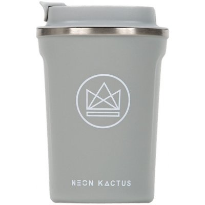Kactus Neon termohrnek 0,38 l šedý – Zboží Mobilmania
