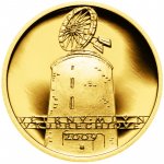 ČNB Zlatá mince 2500 Kč Větrný mlýn v Ruprechtově 2009 7,78 g – Zboží Dáma
