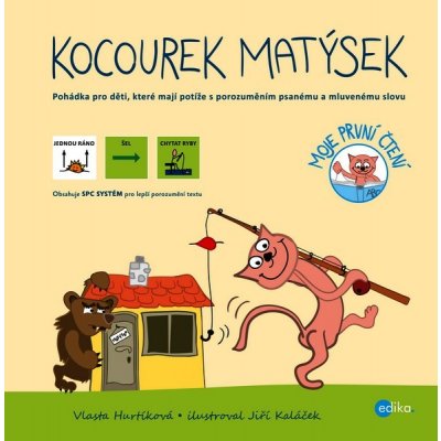 Kocourek Matýsek – s piktogramy - Vlasta Hurtíková – Zbozi.Blesk.cz