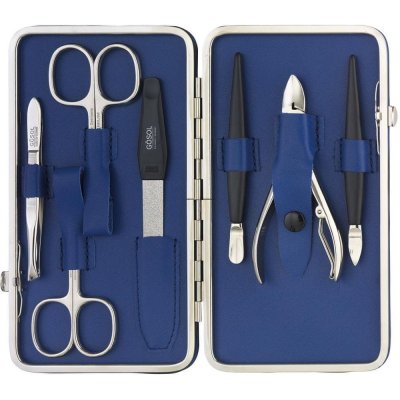 GöSol Solingen dámská kožená manikúra MILANO 1609 modrá – Zboží Dáma