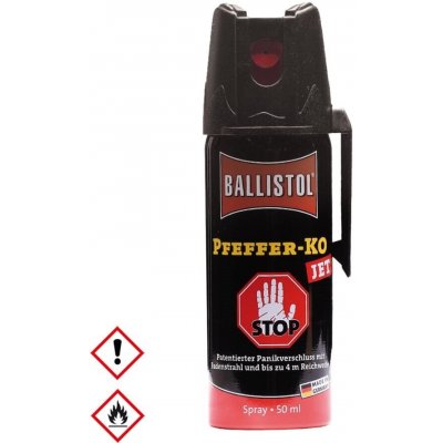 F.W. KLEVER GmbH Obranný pepřový sprej KO-JET 50 ml tekutá střela – Zboží Dáma