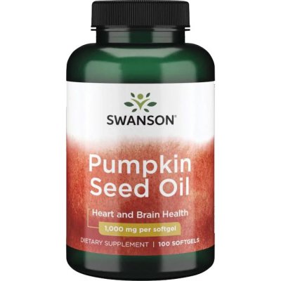 Swanson Pumpkin Seed Oil Dýňový olej 1000 mg 100 kapslí