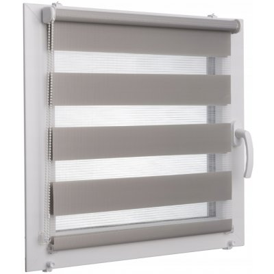 VOPPI ROLETA DEN A NOC 130x150 CM ŠEDÁ – Sleviste.cz