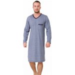M-Max baltazar 610 noční košile dlouhý rukáv šedá – Zboží Dáma
