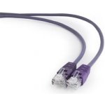 Gembird PP12-0.25M/V Patch RJ45, cat. 5e, UTP, 0.25m, fialový – Zboží Mobilmania