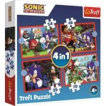 TREFL Sonic Dobrodružná jízda 4v1 35,48,54,70 dílků – Zboží Dáma