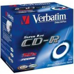 Verbatim CD-R 700MB 52x, jewel, 1ks (43326) – Zboží Živě