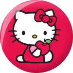 1x Hello Kitty – s červeným jablíčkem – jedlý papír na dort – Hledejceny.cz