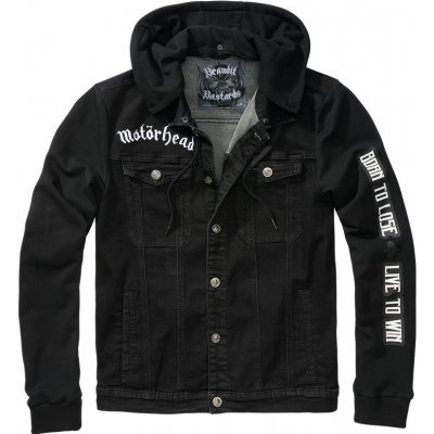 Brandit Motörhead Cradock Denimjacket černá – Zboží Mobilmania