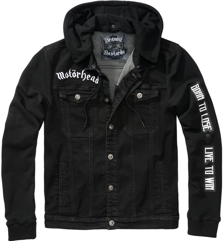 Brandit Motörhead Cradock Denimjacket černá