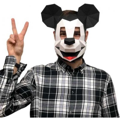 papírový model 3D maska Mickey Mouse – Zbozi.Blesk.cz
