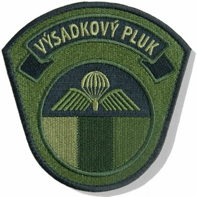 Nášivka: 43. výsadkový pluk [na podkladu] [ssz] olivová | černá – Hledejceny.cz