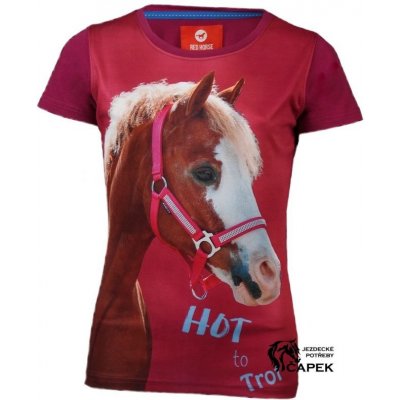 Red Horse Dětské tričko HORSY Modrá – Zboží Mobilmania